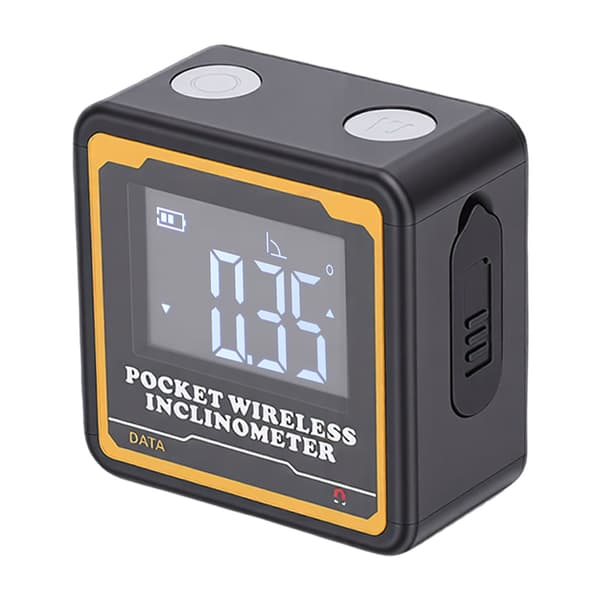 Bluetooth Digital Inclinometer med Baggrundsbelyst LCD, Bærbar Elektronisk Vinkelmåler til Træbearbejdning og Byggeri