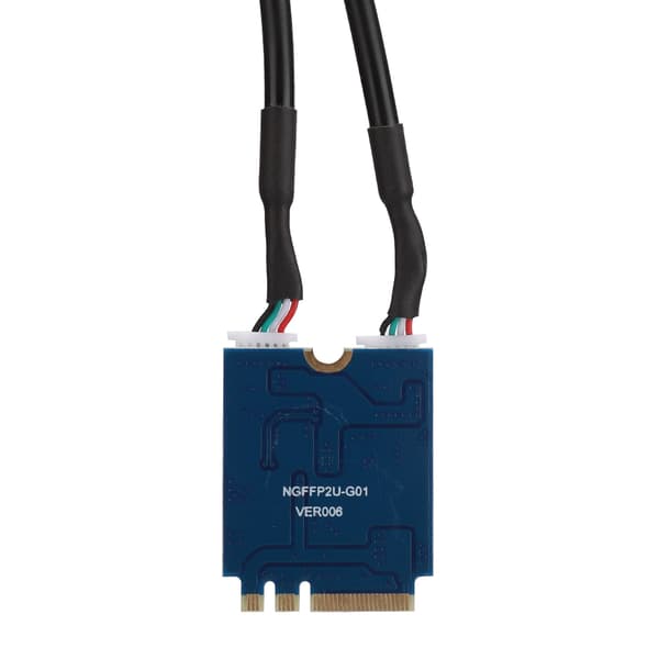 M.2 NGFF til USB Riser Card KEY A E til Dobbelt Port USB2.0 Interface Udvidelseskort Kabeladapter