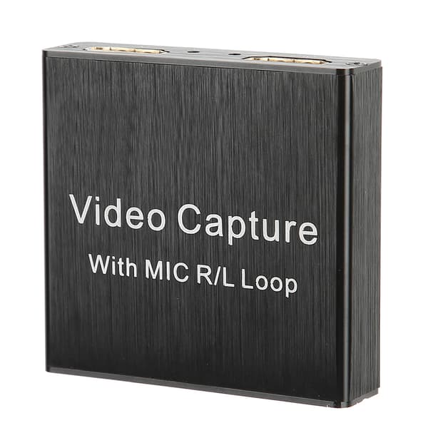 Videoinspelningskort USB2.0 HDMI Loop-Out Stöd 4K Elektronisk Utrustning 0.4a 5V DC