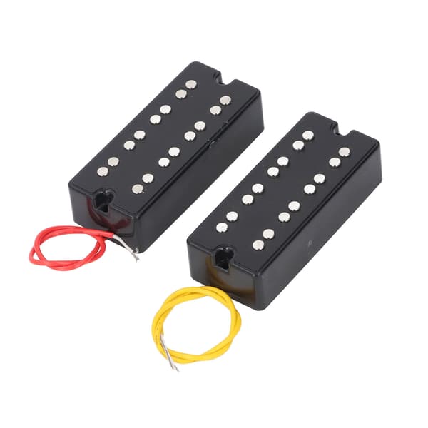 Humbucker Pickup Set Öppen Stil 2 Hål Dubbelspolig Pickup för 4-strängad Elbasgitarr