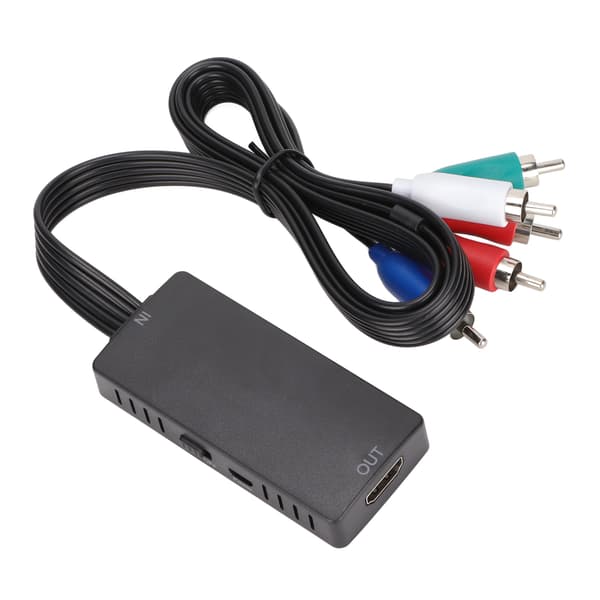 YPbPr til HD Multimedia Interface Adapter Komponent 1080P AV Konverter til DVD HDTV Skærm