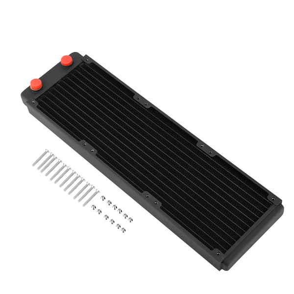Kobber Radiator Køleplade Computer Vandkøling Væske Varmeveksler (360mm)