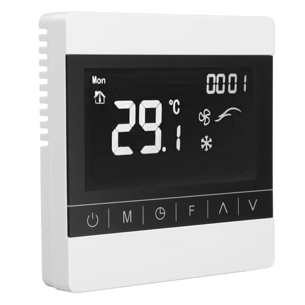 AC220V Golvvärme Termostat Programmerbar Intelligent Värmetemperaturregulator