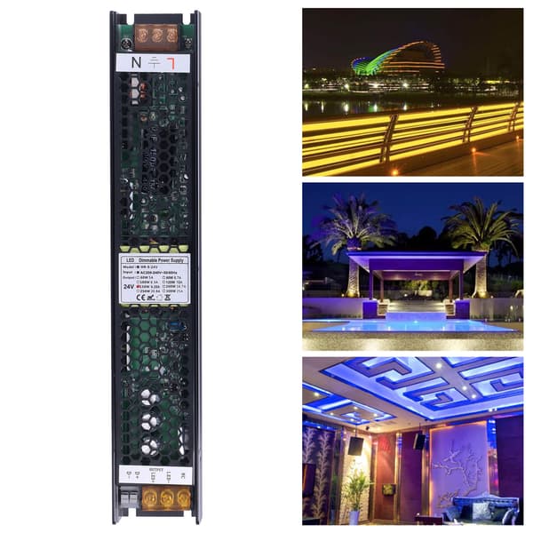 LED Driver 150W 24V 6.25A, Dæmpbar PWM Touch Control Strømforsyning til Industriel Brug