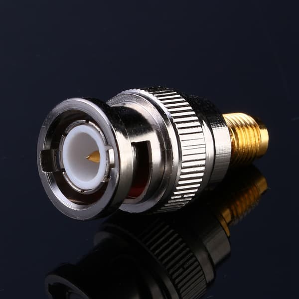 BNC Stik Han til SMA Hun Jack Adapter RF Konnektor Lige Samleled Kobling