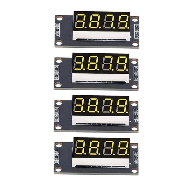 4-pack TM1637 0,36\" röd LED 4-siffrig 7-segments displaymodul digitalt rör för Arduino