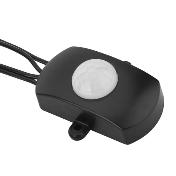 2A DC 5-24V PIR Infrarød Bevægelsessensor Detektor Automatisk Afbryder LED Strip USB Interface Sort