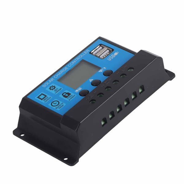 20A 12V/24V 2-vejs MOS Solar Charge Controller PWM 3-trins batteriregulator til solpanel