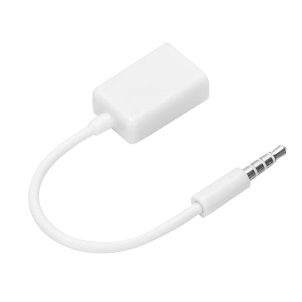 3,5 mm hanstik til USB hun AUX lydkabel konverteradapterledning