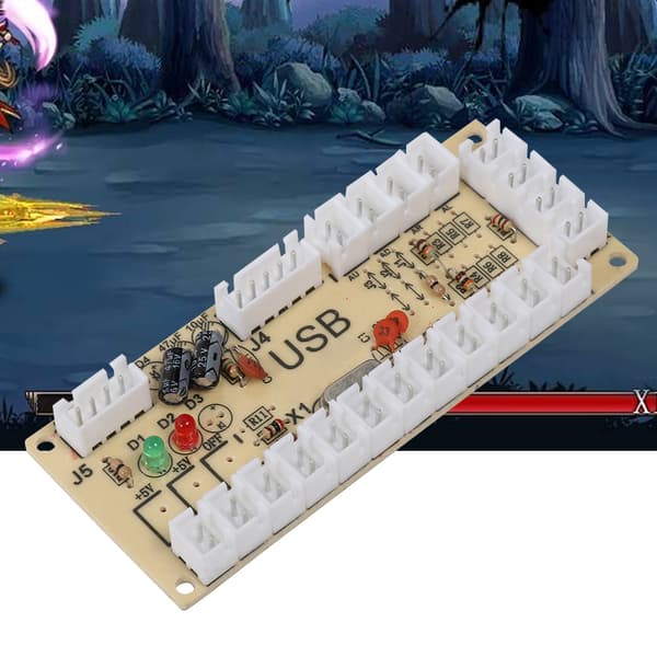 Arcade Game USB Encoder Controller med akryl krystalhus til Raspberry Pi og PC Mainframe822A