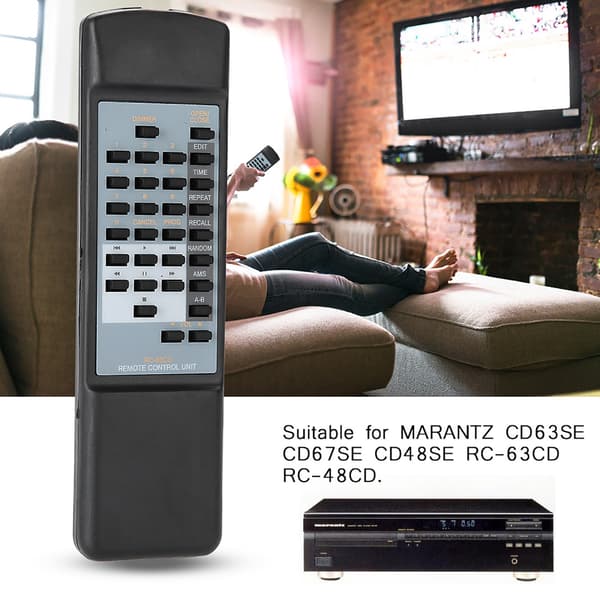 Ersättningsfjärrkontroll för CD TV-ljudsystem för MARANTZ CD63SE CD67SE CD48SE