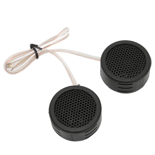 2 stk. bil-diskanthøjttalere 97dB 500W Dome Indvendig Stereo Audio Højttaler med Base til Lydsystem