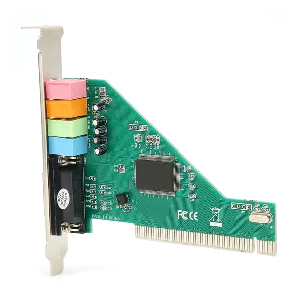 PCI lydkort 120dB Duplex afspilning computertilbehør med 4 kanaler til Windows 98 8738