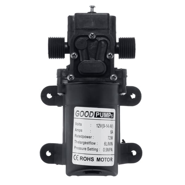 12V Högtrycks Automatisk Membranvattenpump Självsugande Pump Passar För Trädgårdsbil