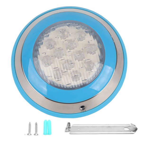 LED Swimming Pool Lys Rustfrit Stål Regntæt Undervands Væglampe til Pool AC12V