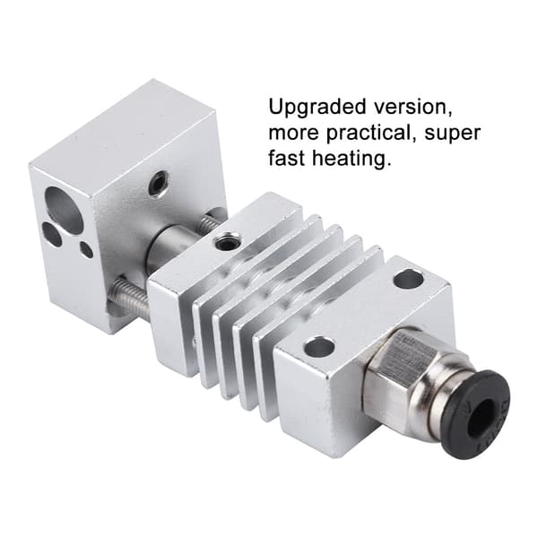 3D-printer rustfrit stål J-hoved Hotend ekstrudersæt til Creality CR10 CR10S CR10S4 CR10S5