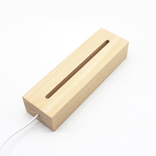 Desktop Lysende Memo Note Board Plug In LED Lampe Base DIY Graffiti Akryl Besked Natlys