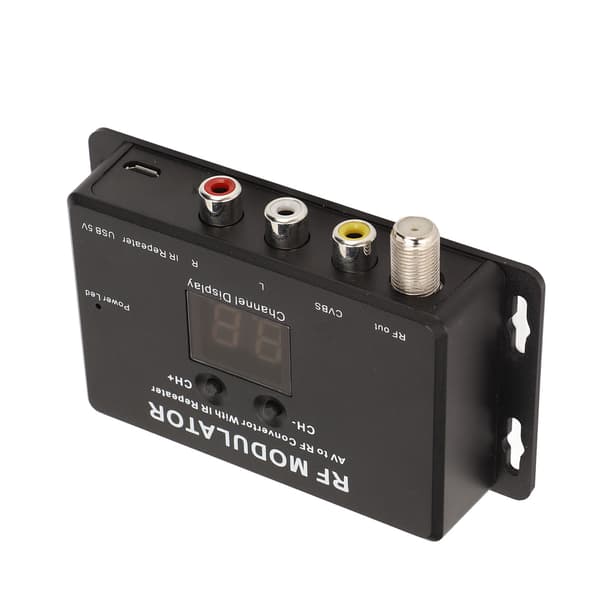 RF-modulator Professionel PAL NTSC 21-kanals AV til RF-konverter til Set-top-boks DVR DVD