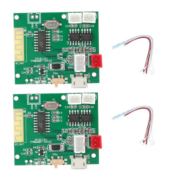 1 par effektforstærkermodul forstærkerkort lydstereo højttaler til Bluetooth 5.0 TWS 3.7-5V