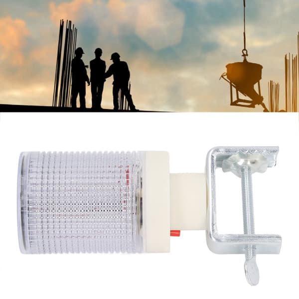 Solar Strobelys Rød Blå Blinkende Alarm LED Advarselslampe til Vejarbejde om Natten