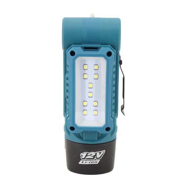 12V Max LED Arbejdslys, 180° Foldbart, 2 Tilstande, Batterimåler, Krog & Magnet, til Autoreparation & Camping