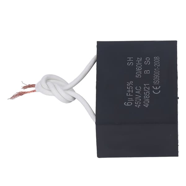 Motorstartkondensator 450V AC 6uF 50/60Hz, tilbehør til ventilatorpumpegenerator