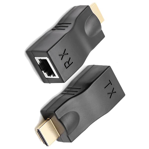 HD Multimedia Interface til RJ45 Extender 30m Rækkevidde HD 1080P Netværkskabelkonverter til HDTV Set-top-boks