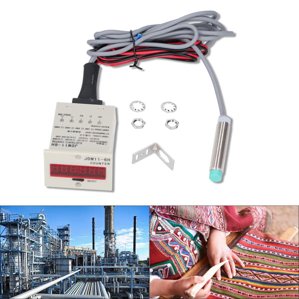 Digital Elektronisk Tæller Metal Kontaktsensor Panel Nulstil JDM11-6H DC12-24V