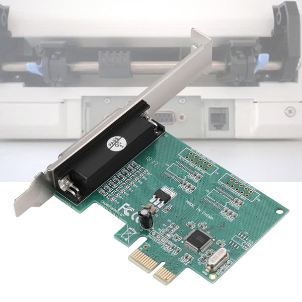 Rinnakkaisportti DB25 LPT-tulostin PCI-E Express -korttimuuntimeen
