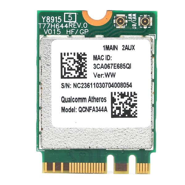 DualBand trådløst netværkskort QCNFA344A WiFi til Bluetooth-chipmodel trådløst modul til Windows