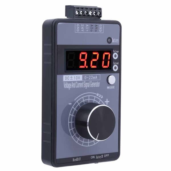 Håndholdt 0-10V 0-22mA Digital Spændingsstrøm Signalgenerator Transmitter Analog Simulator