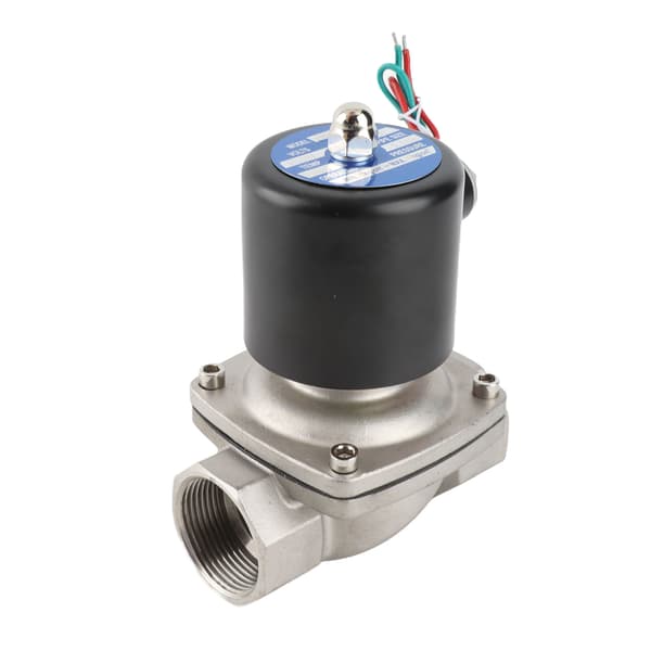 Magnetventil NC Direktevirkende 220V AC Rustfrit Stål Fittings