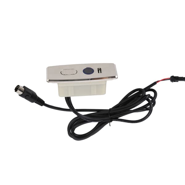 Elektrisk hvilestolskontakt 5-benet børstet DC 3-knaps sofakontroller med 1M LED-strip