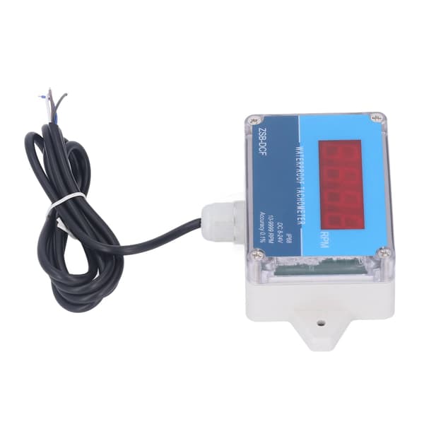 Motortachometer Hastighetsmätare Sensor IP68 Vattentät LED Digital Display DC 8V-24V