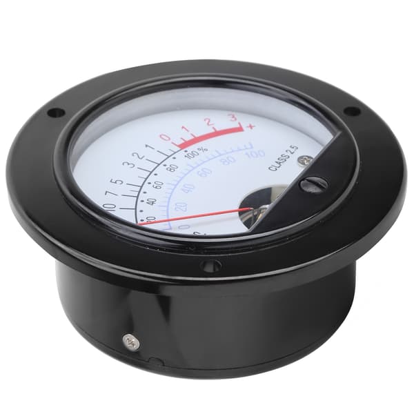 SD-65 Pointer VU-meter Retro Audio Levelmåler, Gult Lys, 65mm Panel Voltmeter