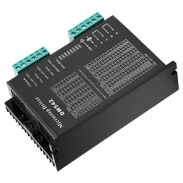 DM542 2-faset stepmotor-driver, højtydende mikrotrins-controller, PWM-strømstyring, 20-50V DC, 4.2A peak, til CNC & 3D-printere