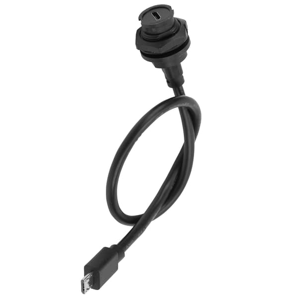 Vedenpitävä IP68 Micro USB naaras-uros -kaapeliliitin 1M johdolla E10MCBFF/MCAM