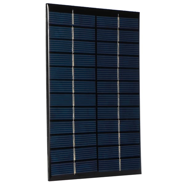 2W 12V DIY Polykristallin Kisel Solpanel Modul för Solljus Vetenskapsprojekt Laddning