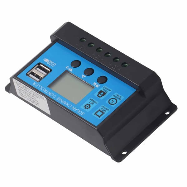 20A 12V/24V 2-vejs MOS Solar Charge Controller PWM 3-trins batteriregulator til solpanel