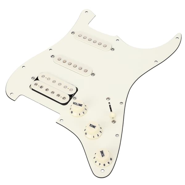 11-hullers SSH Forudkablet Guitar Loaded Pickguard Udskiftningssæt til FD ST Elguitar