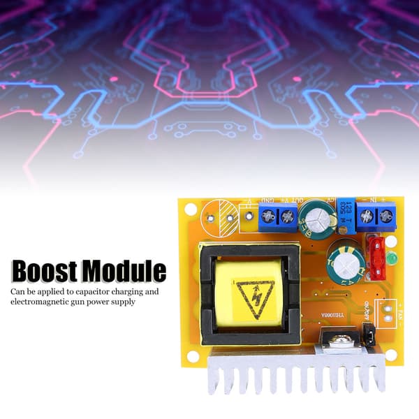 DC-DC Boost Converter 45-390V Justerbart Højspændingsmodul til Kondensatoropladning