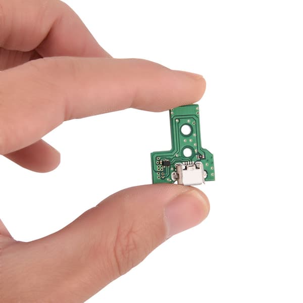 Udskiftning USB-opladningsport-stikplade til Sony Playstation 4 PS4-spilcontroller