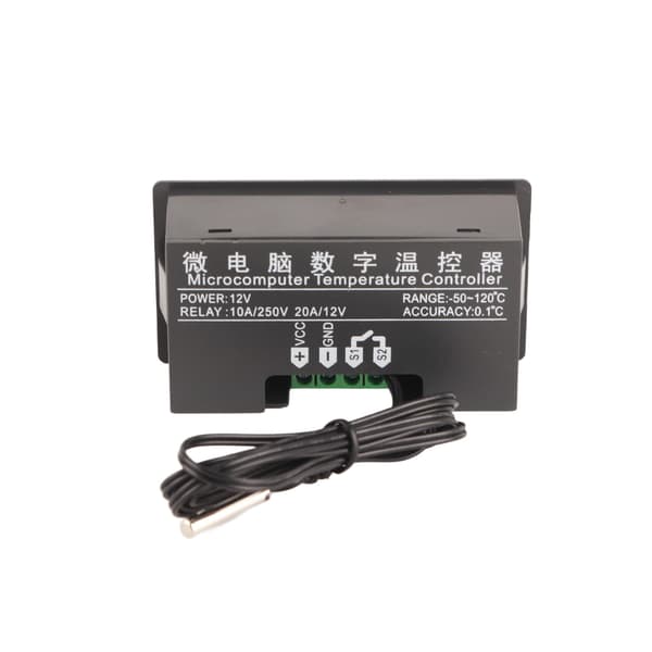 W3230 LED Digital Termostat Controller 12V DC Temp Switch Sensor Måler
