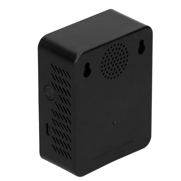 LCD USB Genopladelig CO2-detektor med halvledersensor, sort temperatur- og luftfugtighedsmåler