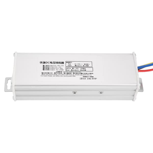 36-72V til 12V 20A 240W DC Step-Down Regulator Strømforsyningsmodul