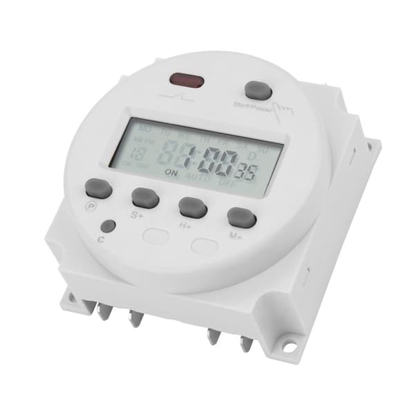 CN102A Digital LCD Elektronisk Timer Cyklus Nedtælling Tidsstyringsafbryder (220V)