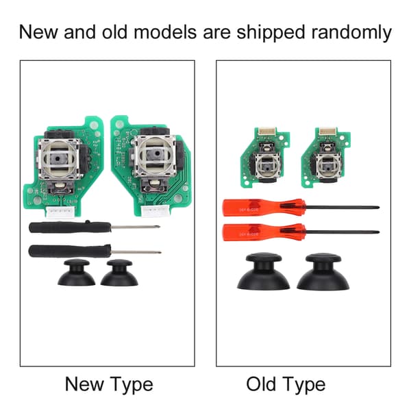 Erstatning 3D Analog Joystick Sensor Modul Potentiometer Tommelfinger Sticks Sæt til WII U