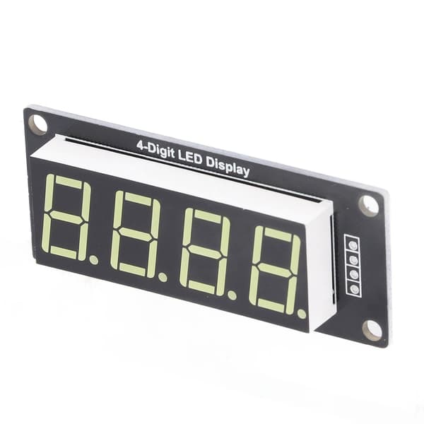4 stk. 4-bit 7-segment LED-displaymoduler 0,56\" rød printplade ur-sæt MRA172C