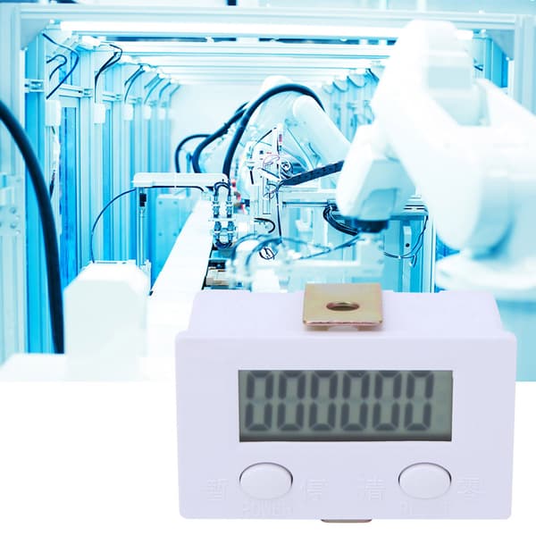 BERM BEM-6C 6-cifret LCD Tæller 0-999999, Elektronisk Håndtæller