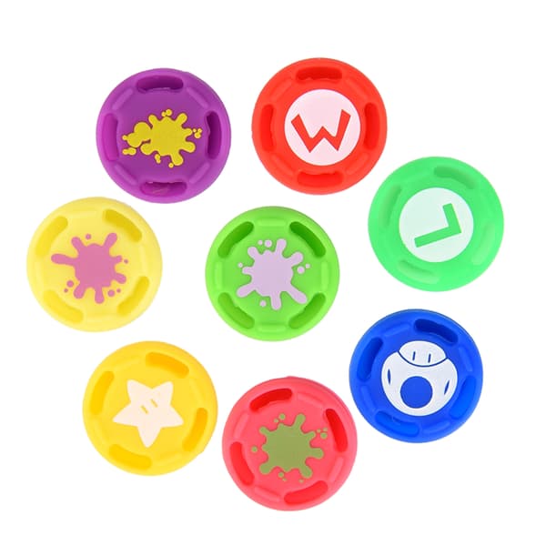8 STK. Erstatning Silikone Analog Controller Joystick Tommelfingergreb Hætte Cover Til Switch PRO